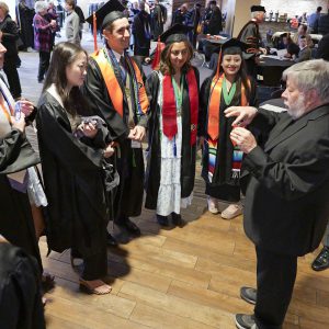 Steve Wozniak was the 2024 Commencement Address speaker at the University of Colorado Boulder.  (Photo by Casey A. Cass/University of Colorado)